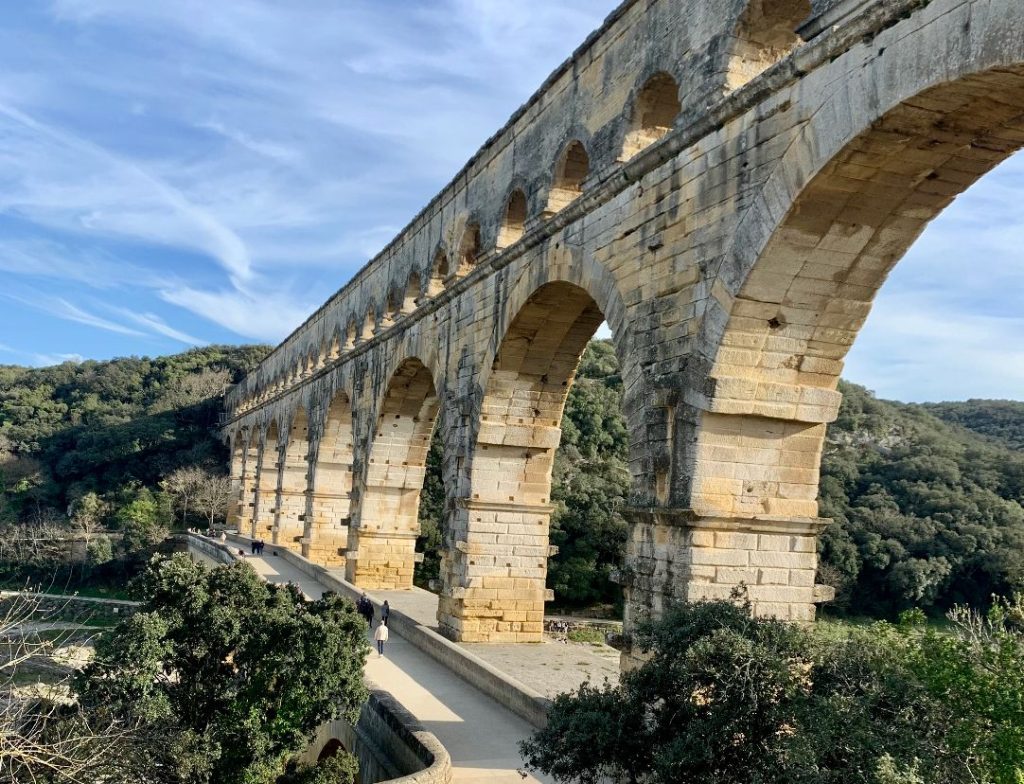 Photo prise du Pont du Gard à l'occasion de mon shooting bijoux